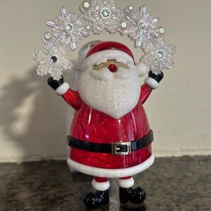 Bath & Body Works Santa Claus Snowflakes wallflower oil Diffuser light Christmas